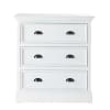 Commode en pin blanc L 80 cm